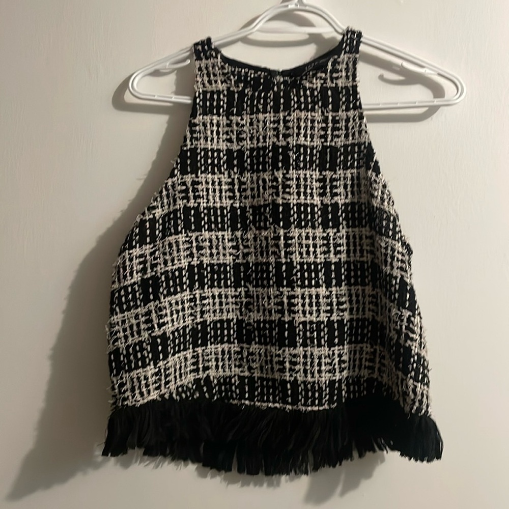 Tweed Zara Top